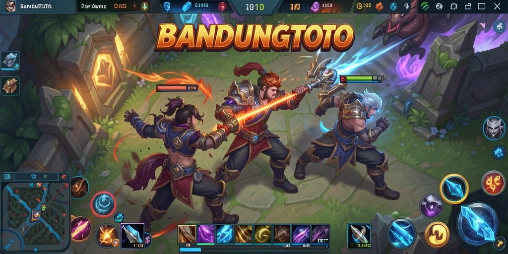 Tampilan aksi intens dalam gameplay BANDUNGTOTO yang seru.