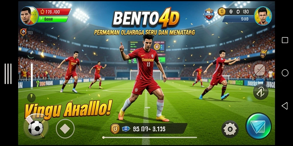 Tampilan gameplay BENTO4D yang seru dan mendebarkan.