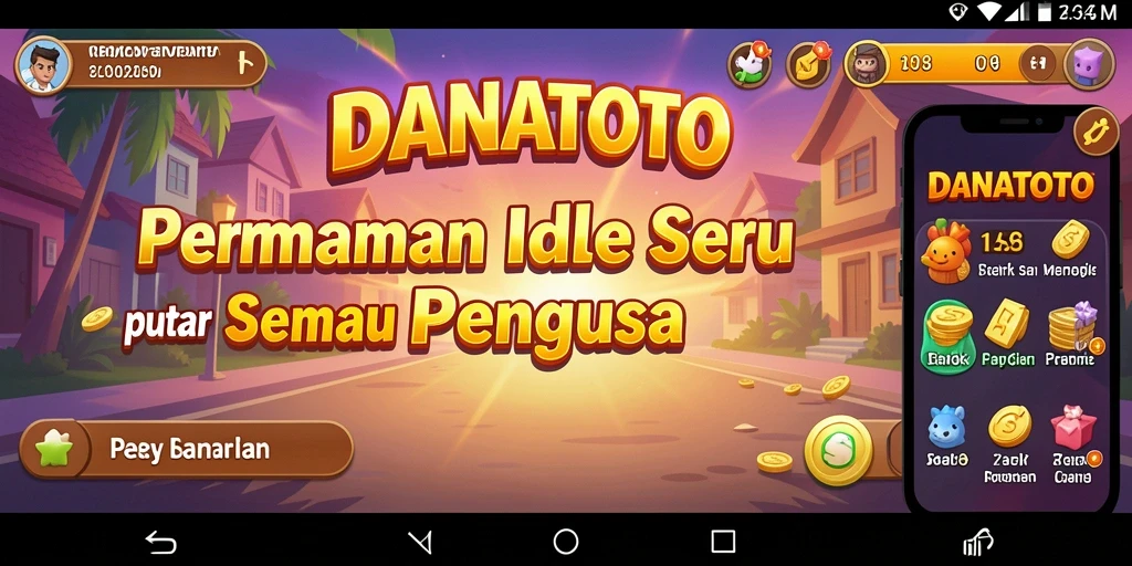 Tampilan gameplay menarik dan interaktif dari DANATOTO.