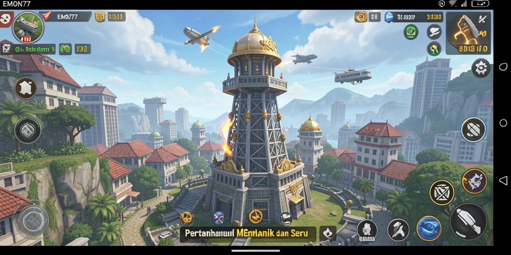 Gameplay yang menarik dengan strategi menara dan pertahanan yang mendebarkan.