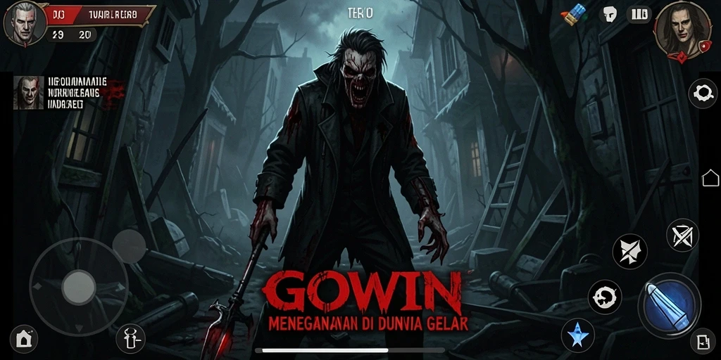 Tampak menegangkan saat bertarung melawan makhluk menakutkan di GOWIN.