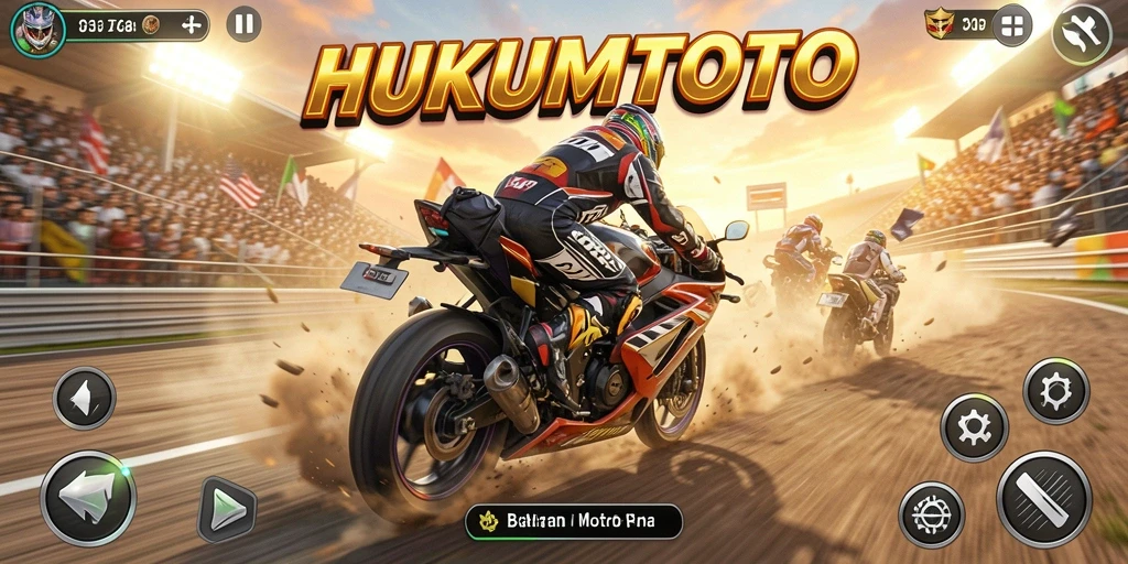 Tampilan grafik memukau dari gameplay HUKUMTOTO yang mendebarkan.