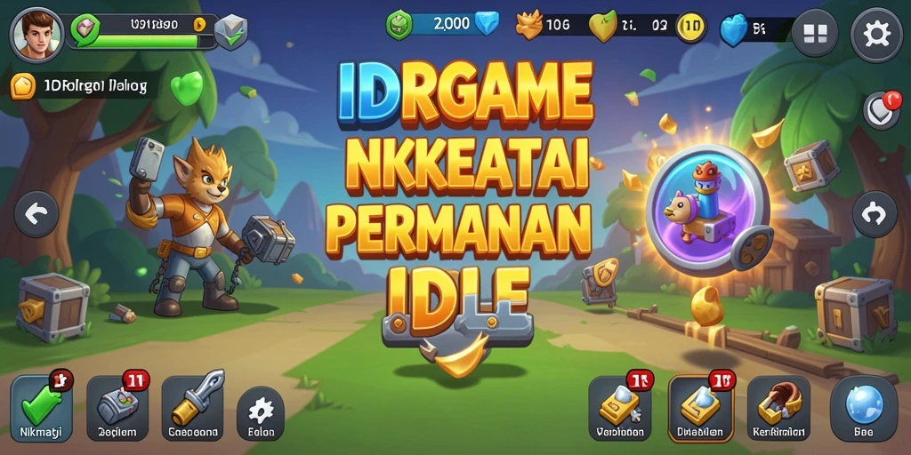 Tampilan gameplay menarik IDRGAME dengan grafis indah.