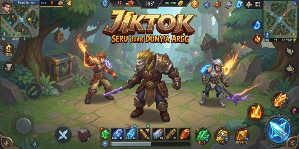 Tampilan gameplay ARPG yang mendebarkan di JKTOK.