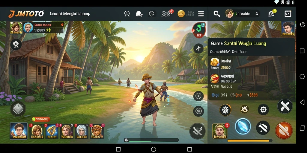 Tampilan menakjubkan dari gameplay JMTOTO yang seru dan penuh warna.