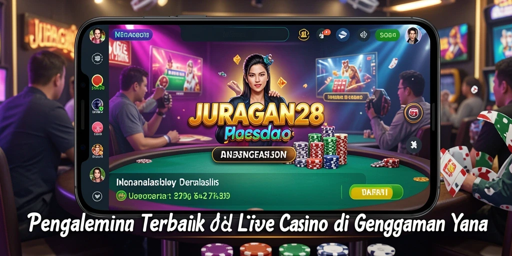 Tampilan gameplay JURAGAN28 yang mendebarkan dan interaktif.