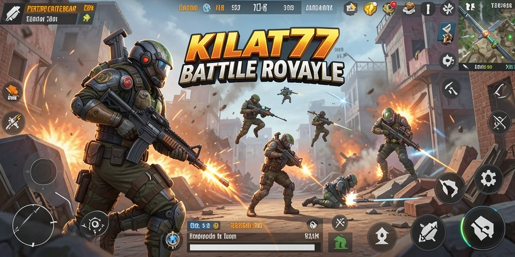 Gameplay KILAT77 yang intens dan mendebarkan di dunia Battle Royale.