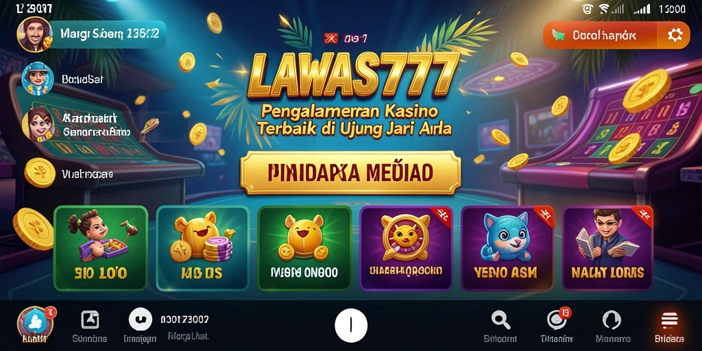 Tampilan menarik dari gameplay Kasino di LAWAS777.