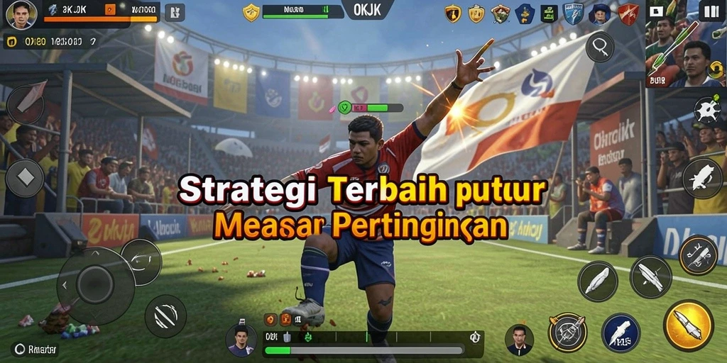 Screenshot utama OKJK yang menampilkan aksi permainan strategi yang seru.