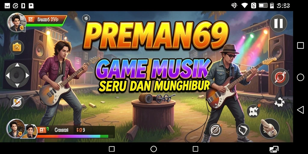 Tampilan gameplay seru dan berwarna di PREMAN69.