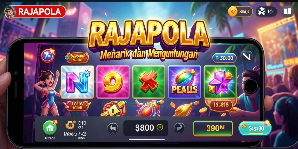 Screenshot RAJAPOLA menampilkan pengalaman gameplay Slot yang seru.