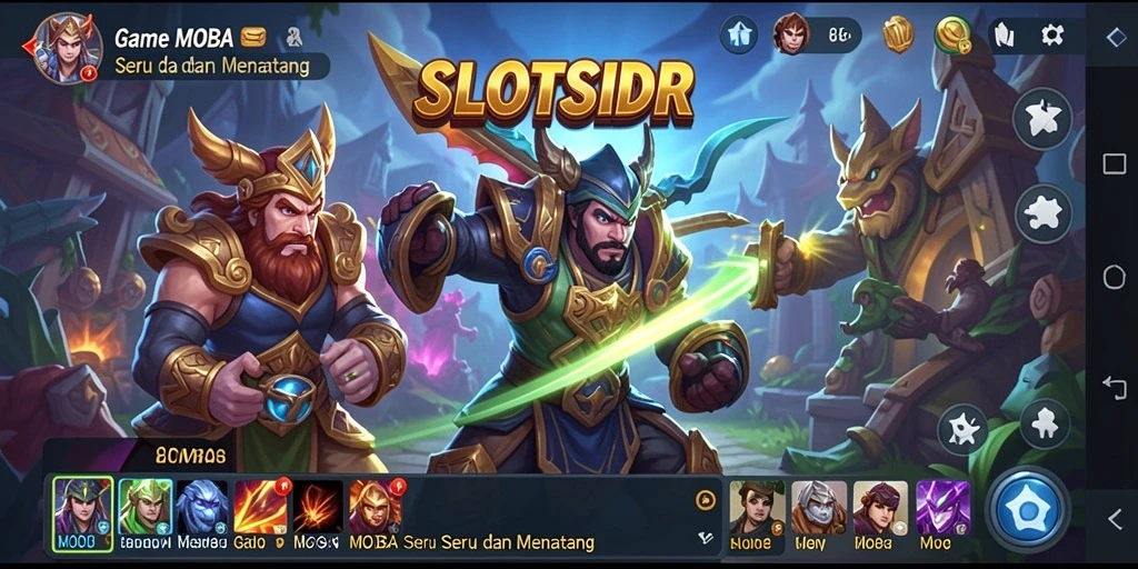 Gameplay menarik SLOTSIDR dengan pertempuran seru.