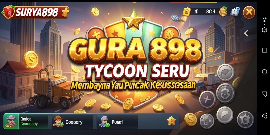 Tampilan gameplay SURYA898 yang menarik dan penuh tantangan Tycoon.