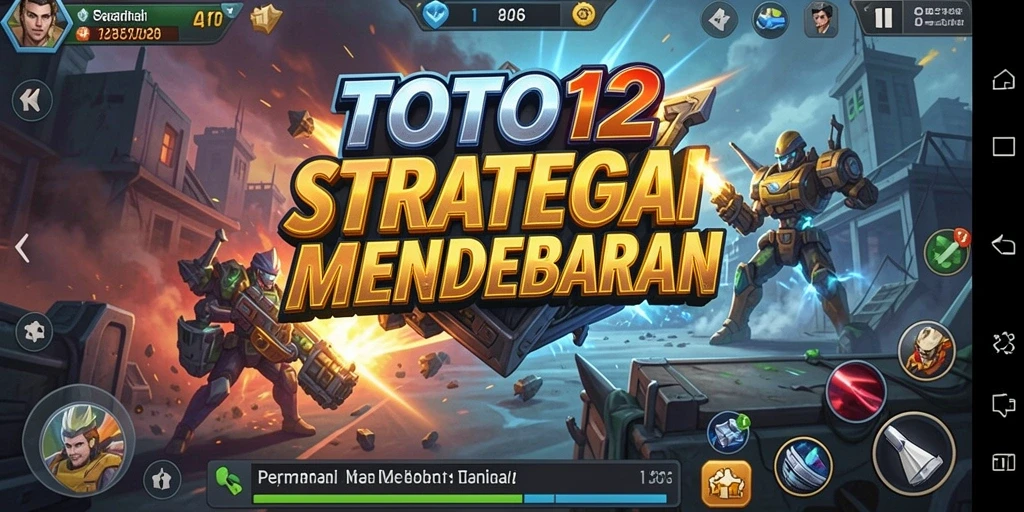 Screenshot gameplay TOTO12 yang menunjukkan aksi strategi yang mendebarkan.
